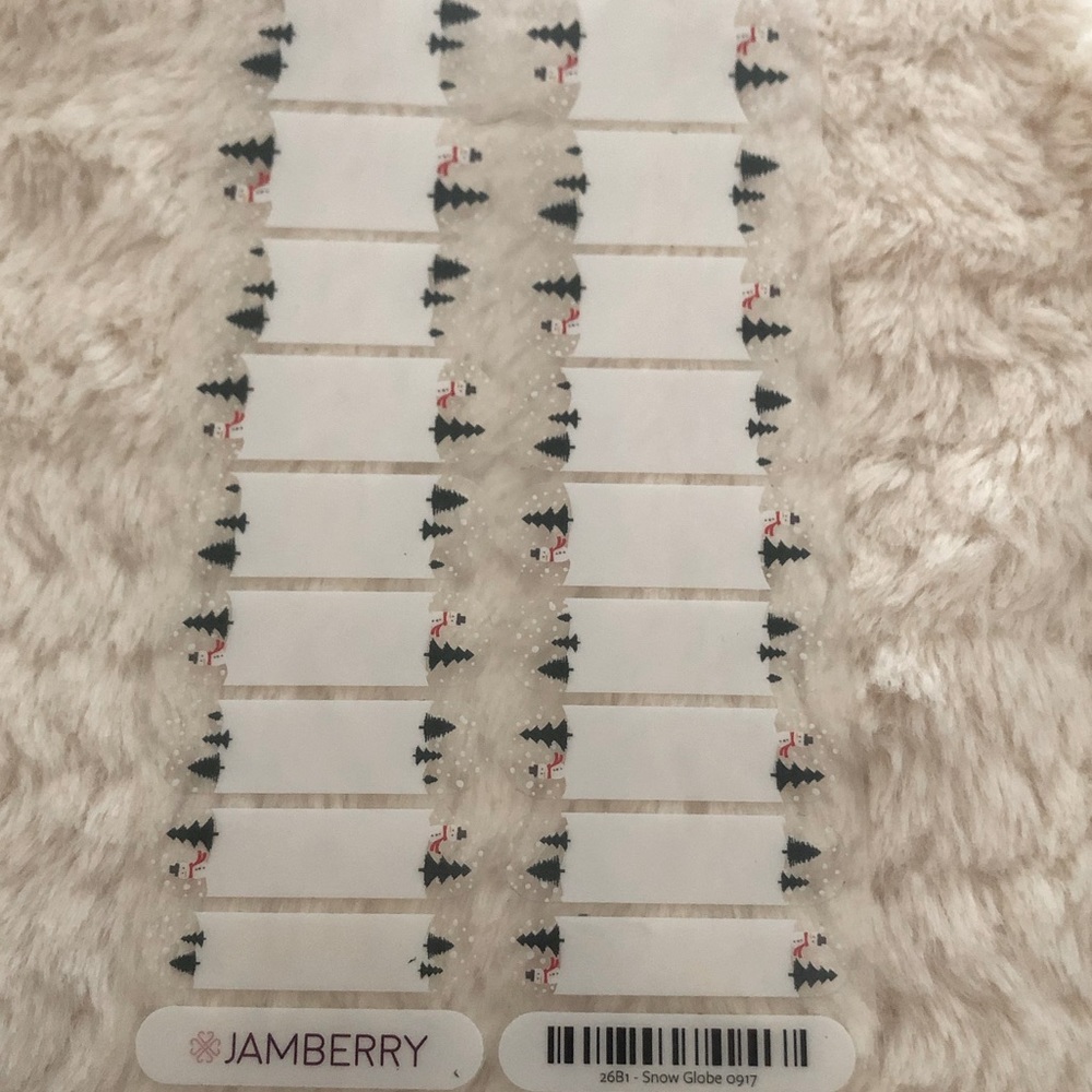 FULL SHEET-Jamberry 'Snow Globe' nail wrap